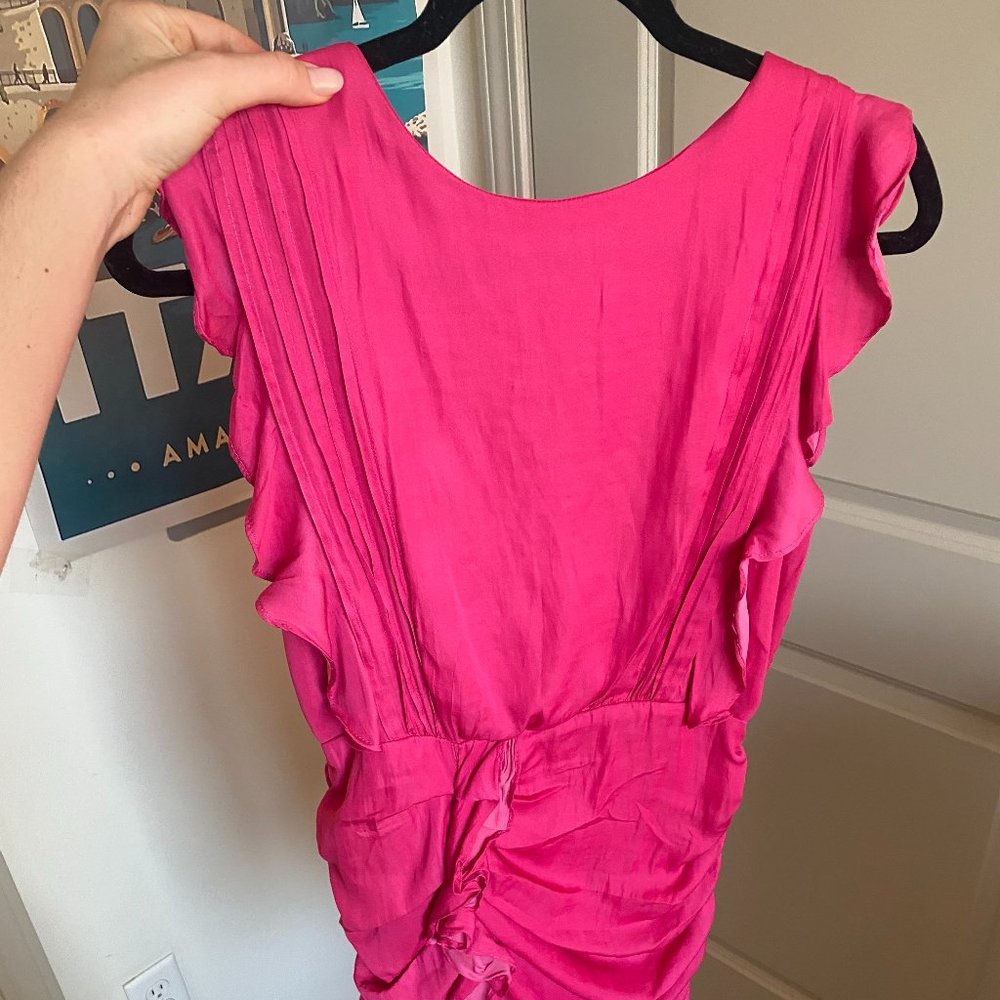 DO + BE,  Size Small, Hot Pink/ Magenta, 97% Polyester and 3% spandex (very soft